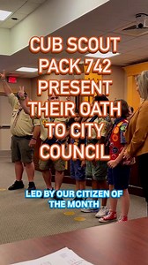We are so honored to have Elle from Cub Scout Pack 742 join us as we celebrate her as our June Citizen of the Month! We appreciate her taking the time to clean up trash in her neighborhood in Hanahan, and reminding us that no act is too small when it comes to keeping Hanahan clean and beautiful. Thank you Elle! [Elle stands next to her dad (Joseph) in a navy uniform, reciting their Oath] > Be sure to follow and stay up to date with City of Hanahan.