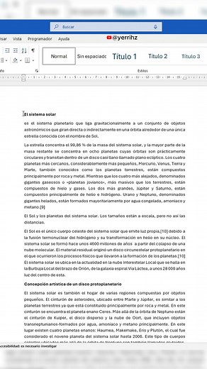 4.7M views · 56K reactions | Como hacer un indice de una forma fácil en Microsoft Word #office #tutorial #microsoftWord | Yerrihz | Facebook