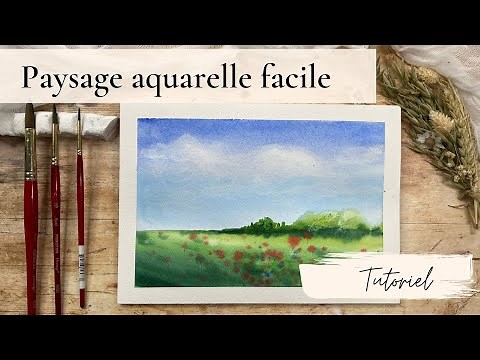 Watercolor Landscape for Beginners - An easy tutorial with essential tips to know