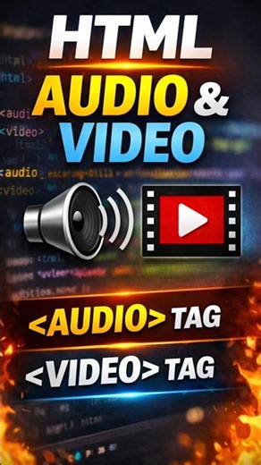 HTML Audio and Video Tags Explained | Add Media in HTML | CODER