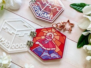 Technoblade Good Game Hinged Acrylic Keychains / Charms - Etsy