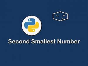 second smallest number in python 😀