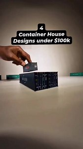 4 container house designs under $100k to build.... . . . ⚠️ DISCLAIMER: All figures are approximate estimates. Actual cost can vary significantly based on location, materials, labor rates, permits, and level of finish. #container #containerdesign #realestate #containerhouse #containerhousedesign | TinSpaces