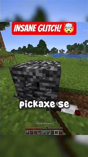 How I Broke Bedrock with Stone Pickaxe in Minecraft! 🤯