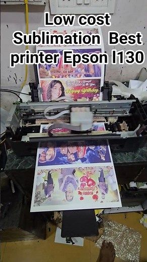 haw to low cost sublimation printing best printer Epson L130 Low cost Low budget low price