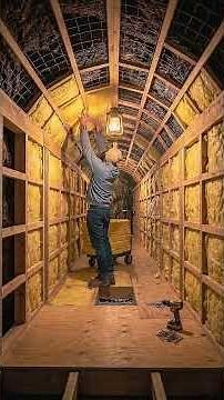 Hidden Room Carved Into a Mountain Cliff — Complete Build Timelapse #restorerush