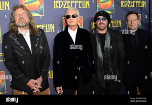John Paul Jones, Robert Plant, Jimmy Page and Jason Bonham of 'Led Zeppelin' attend the premiere of 'Led Zeppelin: Celebration Day' held at the Ziegfeld Theatre. Celebration Day captures their 2007 tribute concert for Atlantic Records Founder Ahmet Ertegun at London's O2 Arena. Film will be released worldwide on October 17, 2012 by Omniverse Vision on 1,500 screens in over 40 territories, it will then be available in multiple video and audio formats on November 19, 2012. New York, NY. 9th Octobe