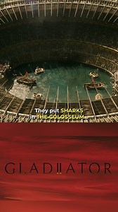 They put sharks in the Colosseum! Real sharks need constant movement to breathe, and even modern aquariums struggle with this. So either the Romans in Gladiator 2 were time travelers… or the greatest marine biologists of all time! #gladiator2 #movietrivia #behindthescenes #didyouknow #filmfacts #movieeastereggs #ancientrome #historicalmovies #hollywood #colosseum #movielogic | 1pixelmedia