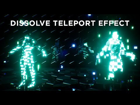 Dissolve Teleport Effect (UE4 Markeplace)