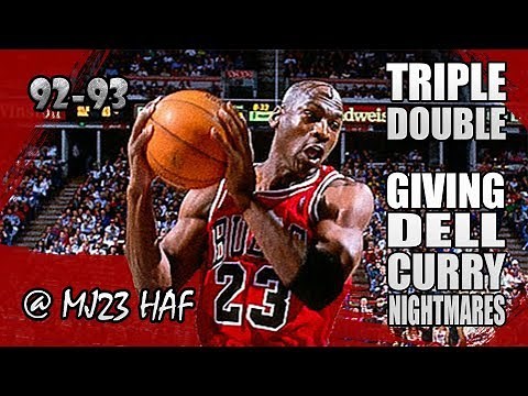 Michael Jordan Highlights vs Hornets (1992.12.29) - 28pts, MJ OWNING DELL CURRY!