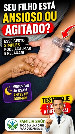 ACALME SEU FILHO EM SEGUNDOS 😱 Técnica Simples Que Funciona! #ansiedade #crianças #shorts #dicas