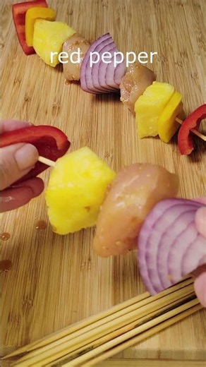 Hawaiian Chicken Pineapple Kabobs Recipe Video