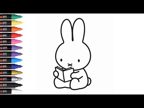 How to Draw Miffy| Cute Cartoon Character Drawing for Kids