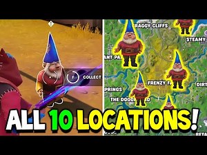 All 10 Hidden Gnomes Location Guide Fortnite Remix - Find The Hidden Gnomes Secret XP Quest