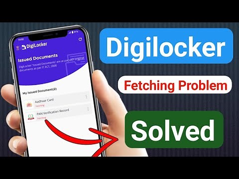 Digilocker Fetching Problem || digilocker fetching problem Solved