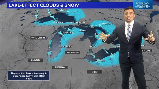 How lake effect snow forms and who gets the most