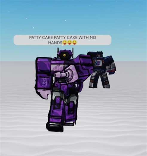 WAVEWAVE YALL TECHNICALLY made this bc im bored . . . . . . . . . . . #transformers #shockwave #soundwave #roblox #fyp