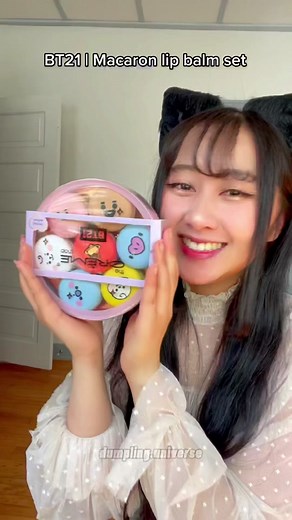 BT21 Lip Balm Set by The Crème Shop: Macaron Flavors and More