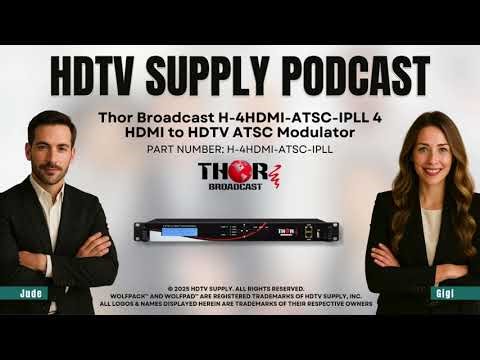 Thor Broadcast H-4HDMI-ATSC-IPLL 4 HDMI to HDTV ATSC Modulator