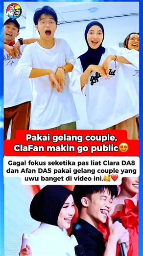Pakai gelang couple Clafan makin go publik! 😍 #indosiar #afanda5 #clarada8 #new