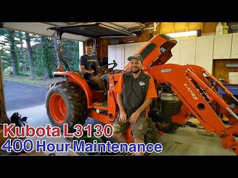 How to Perform Kubota L3130 400-Hour Maintenance