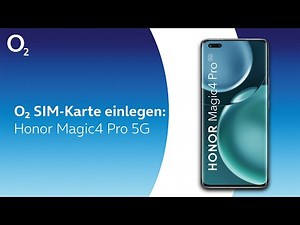 o2 SIM-Karte einlegen - Honor Magic4 Pro 5G