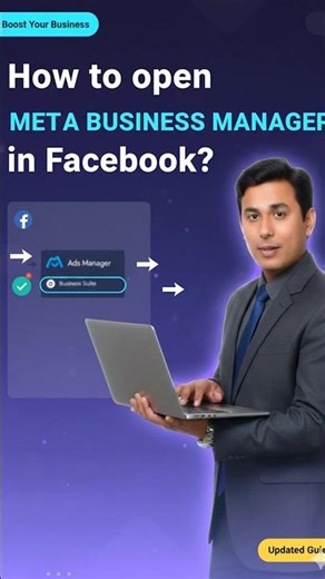 How to open Meta Business Manager in Facebook?