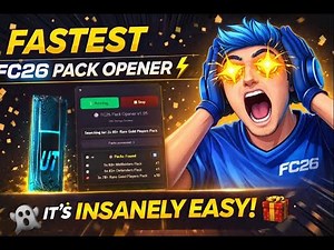 The EASIEST Way to Open FC26 Packs ⚡ (No Clicking!)