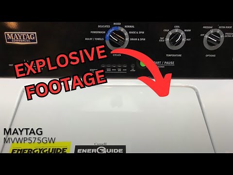 Maytag Commercial Top Load Washer Review Video MVWP575GW