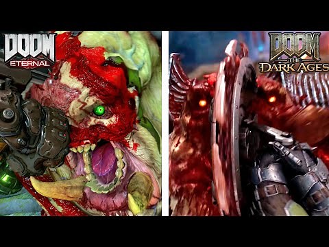 Glory Kills Comparison - Doom The Dark Ages Vs. Eternal