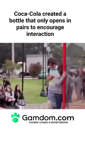 @scrollsports.vibe | The video showcases Coca-Cola's 'Friendly Twist' campaign from September 2025, where paired bottles feature interlocking caps that require... | Instagram