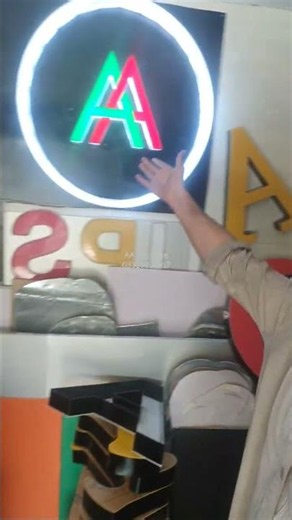 How to make 3d signage for shop||3D glowing signboard solutions||3G sign fabricators||AA Signage