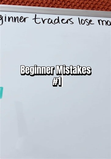 Beginner mistakes part. 1 #supplyanddemand #beginnertrader #trading101 #howtotrade #femaletrader