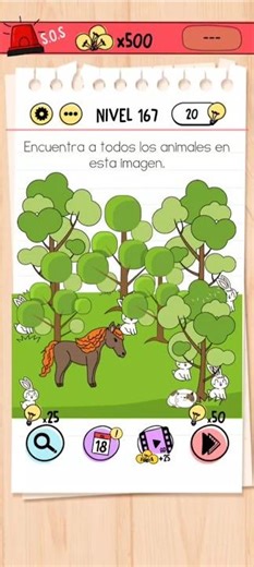 Nivel 167 Brain test