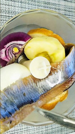 🐟🍏🧅Форшмак из сельди за секунду в блендере🌿 #форшмак