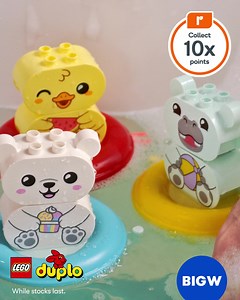 Splash into a sea of bathtime exploration! Buy LEGO® DUPLO® today at BIG W and get 10x bonus reward points. #BIGWBaby | BIG W