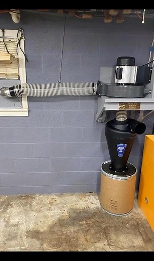 Harbor Freight Dust Collector Upgrade #Woodworking #DIY #Tools #Oneida #Harborfreight #DustCollector