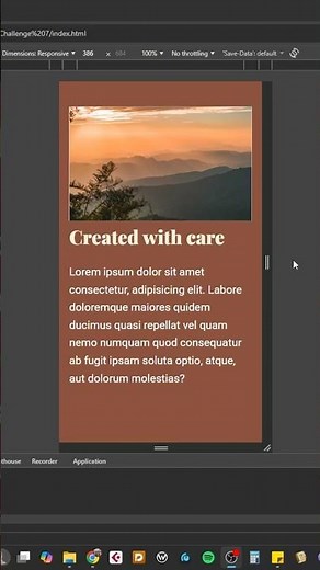 mobile first CSS - 100 Day Challenge - Day 4