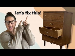 How to Paint a Vintage Dresser