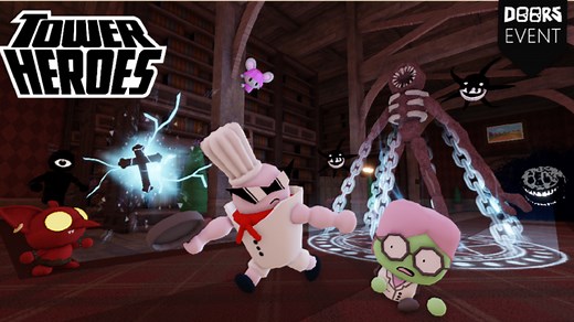 How To Get Seek Branch Skin & Void Buster Achievement In Tower Heroes x Doors Event - GINX TV