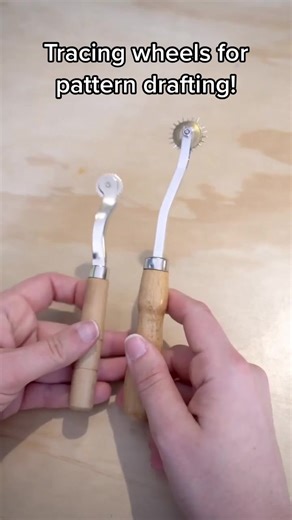 Tracing wheels are a super useful tool when it comes to sewing and pattern drafting. Here at NDLWRKshop, we use them ALL the time so we wanted to show you the different wheels and their uses 🥰 Has anyone ever wondered what these were for? Let us know in the comments ⬇️ #sewing #handmade #sew #diy #fashion #sewingproject #sewingtutorial #cosplaytutorial #cosplaydiy #patterndrafting