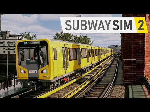 SUBWAY SIM 2 | Berlin - HK - U1 | Gameplay