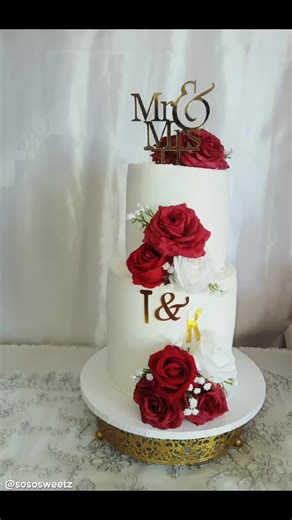 Delicious Wedding Cakes from SoSo Sweetz N'Treatz
