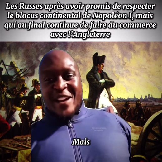 Kage on Instagram: "Le blocus continental est une politique économique mise en place par Napoléon Ier en 1806 dans le cadre de sa lutte contre le Royaume-Uni. Incapable de vaincre l’Angleterre sur mer après la défaite de Trafalgar, Napoléon décide de l’attaquer autrement : en asphyxiant son commerce. Par le décret de Berlin, Napoléon interdit à tous les pays sous domination ou influence française de commercer avec les Britanniques. Les ports européens doivent être fermés aux navires anglais, et 