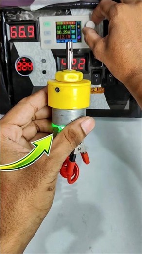 370 Gear Motor Extreme Voltage Test 🔥