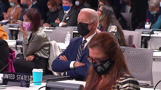 COP26: Was US President Biden asleep or just resting his eyes?