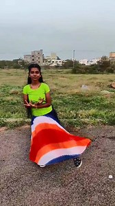 741K views · 10K reactions | Happy Republic Day. This dress is the color combination of our National Flag. #yoga #Republicday2021 #yogagirl #fly #me #jump #outfit #jaihind #instadailypic #instalove #instalook #tricolor #longhair #smile #joy #happy #lookup #greenish #road #flexible #contortionist #reels #tamilnadu #indian #traditionalwear #look #instalike #freshair #videos | Arthi Srinivasan | Facebook