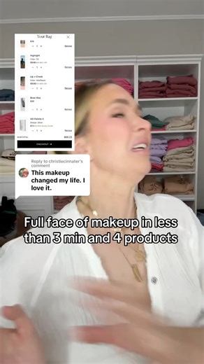 25K views · 303 reactions | Full face of makeup in less than 3 minutes with just 4 products!! 勞 Colors Used: Fiji White Peach Wildflower Shop this exact palette here: https://tinyurl.com/ycy5725k Interested in a fully customized palette for your skin tone? Comment COLORMATCH and I will send you a dm to help get you started! Or fill out my colormatch form below: https://freecolormatch.me/oliviareeves #makeuphacks #easymakeup #makeuptutorial #funnyvideos | Olivia Reeves | Facebook