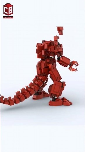 Lego Mechagodzilla by @Chubbybots Build | Ruby Mechagodzilla