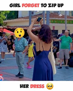 234K views · 2.9K reactions | Girl Forgets To Zip Up Her Dress 梁 | No One Cares | Facebook